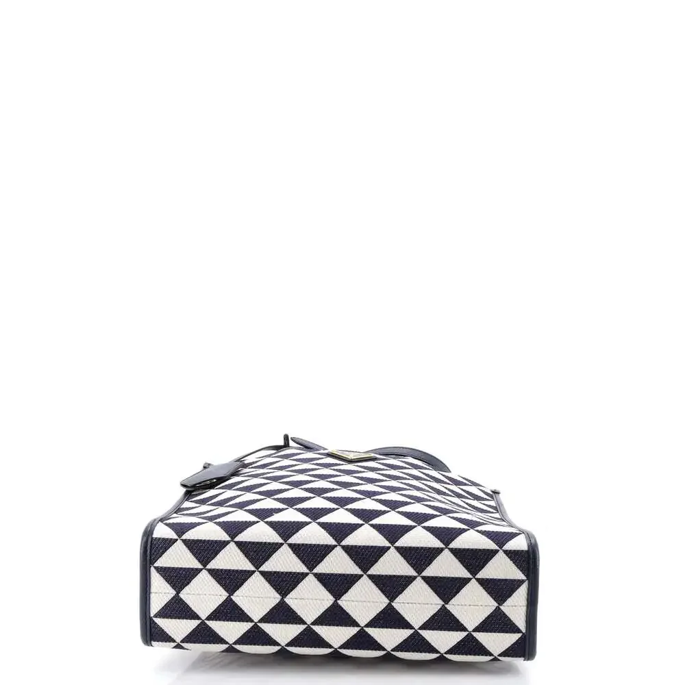 Prada Symbole Shopper Tote Jacquard #243375P18B - Picture 4 of 7